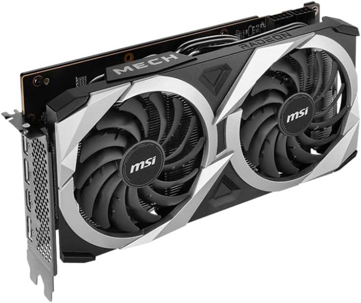 MSI Gaming Radeon RX 6750 XT 192-bit 12GB GDDR6 Boost Clock 2600MHz Dual Torx 3.0 Fans DP/HDMI FreeSync DirectX 12 VR Ready OC Graphics Card (RX 6750 XT MECH 2X 12G V1) - Image 2